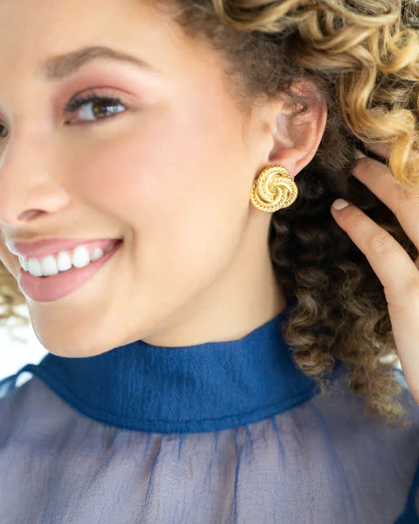 Diana Knotted Studs - Image 2