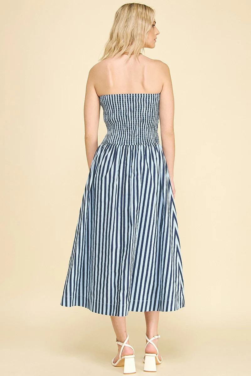 Diana Stripe Tube Maxi Dress - Image 3