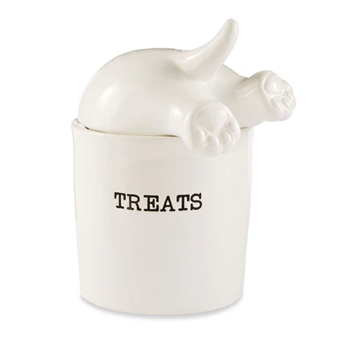 Dog Tail Treat Canister