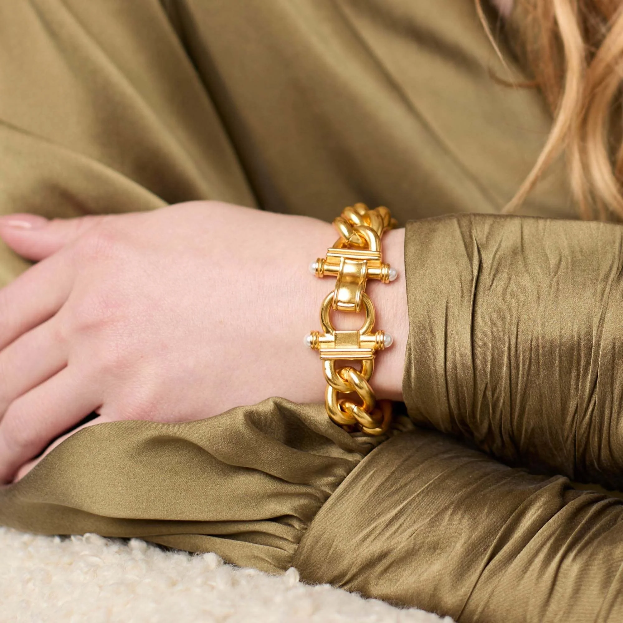 Dolce Link Bracelet Pearl - Image 3