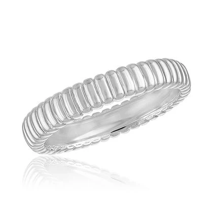 Dome Band Stack Ring - Image 5