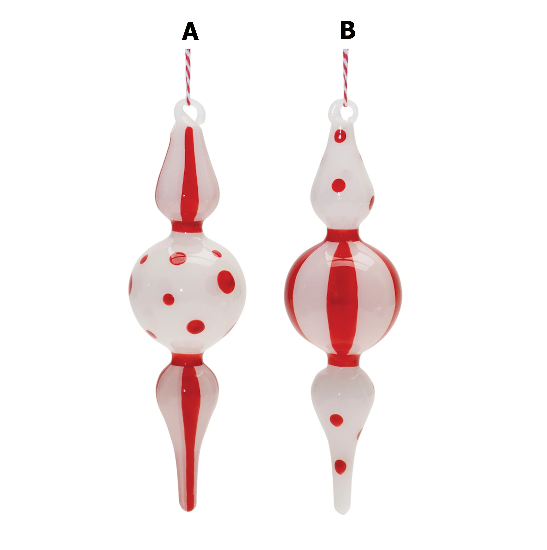 Drop Ornament Glass - Sold Individually