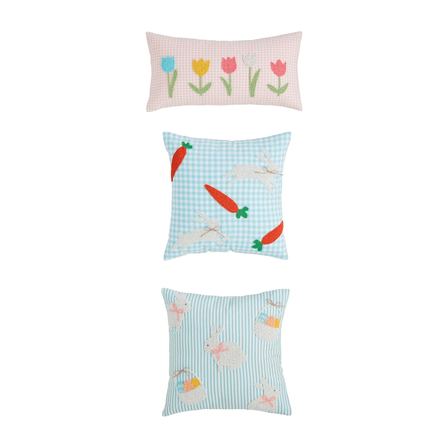 Easter Beaded Pillows