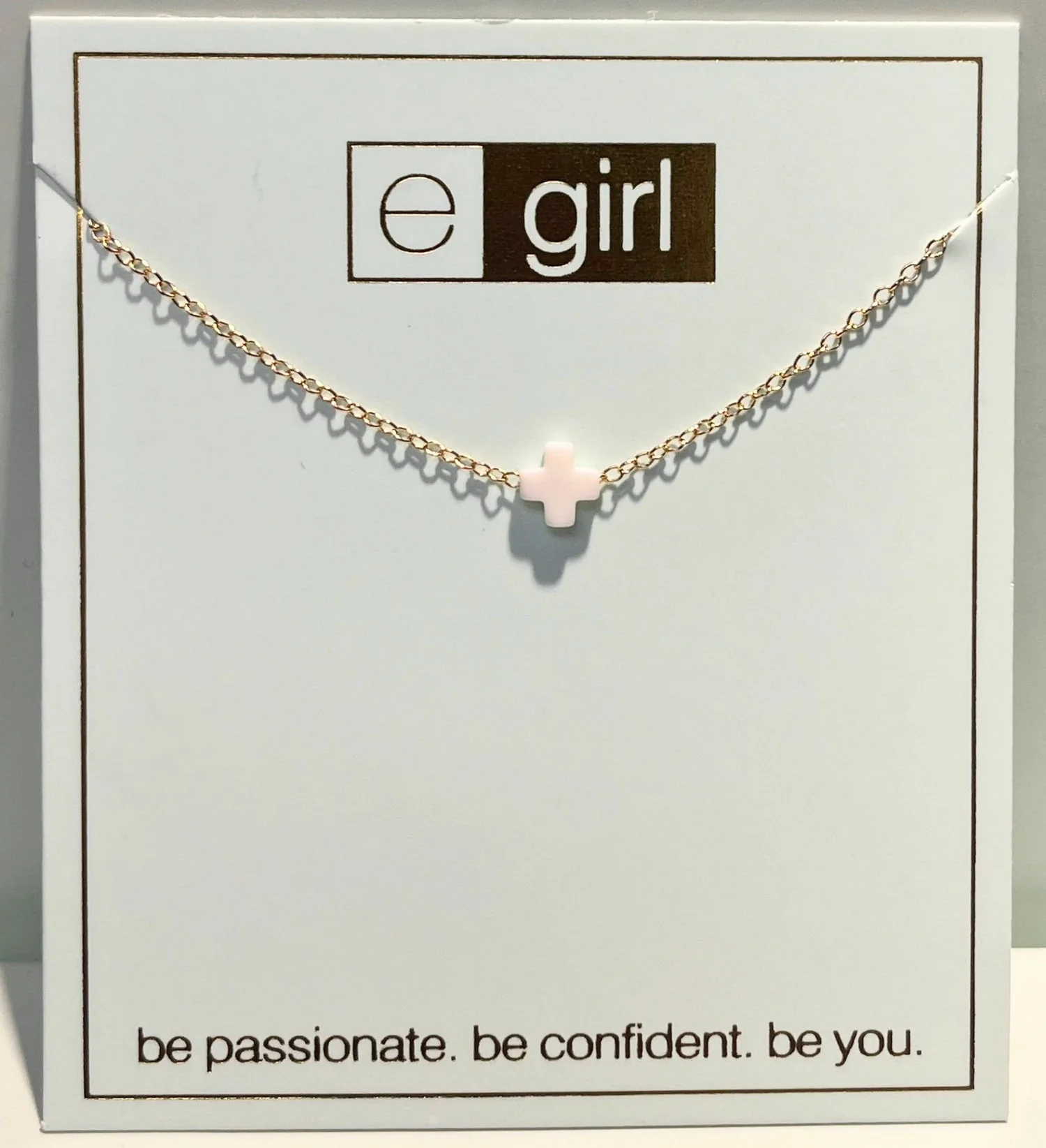 Egirl 14" Necklace Gold - Signature Cross Small - Image 10
