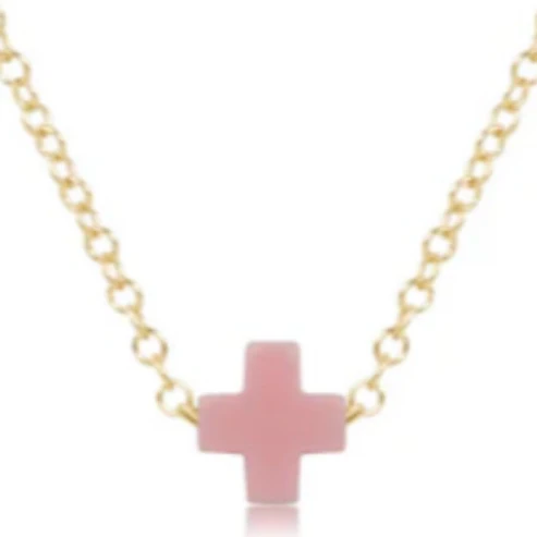 Egirl 14" Necklace Gold - Signature Cross Small - Image 7