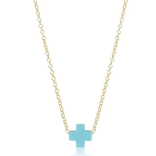 Egirl 14" Necklace Gold - Signature Cross Small - Image 8