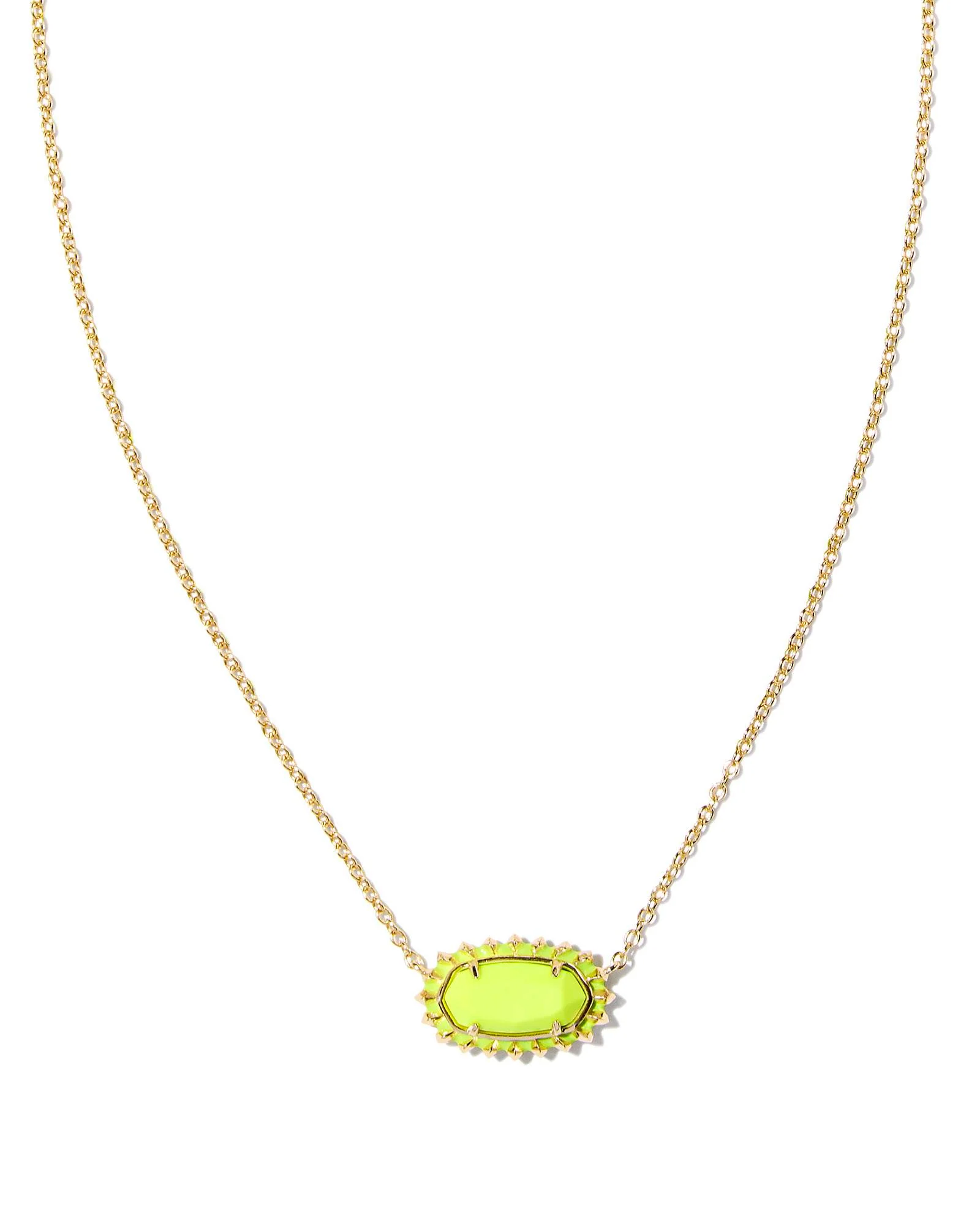 Elisa Color Burst Frame Short Necklace - Image 6
