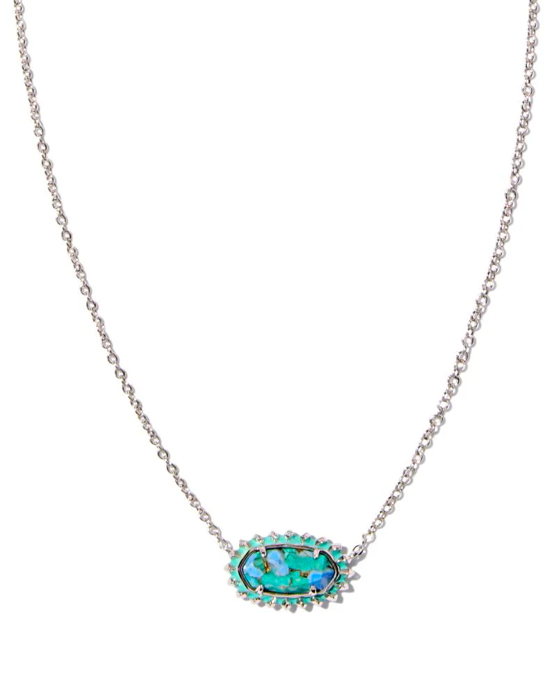 Elisa Color Burst Frame Short Necklace - Image 7