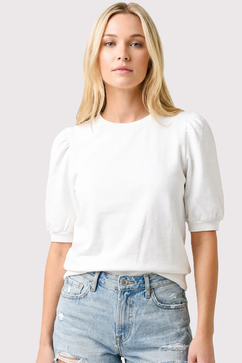 Eloise Puff Sleeve Sweatshirt - Image 10