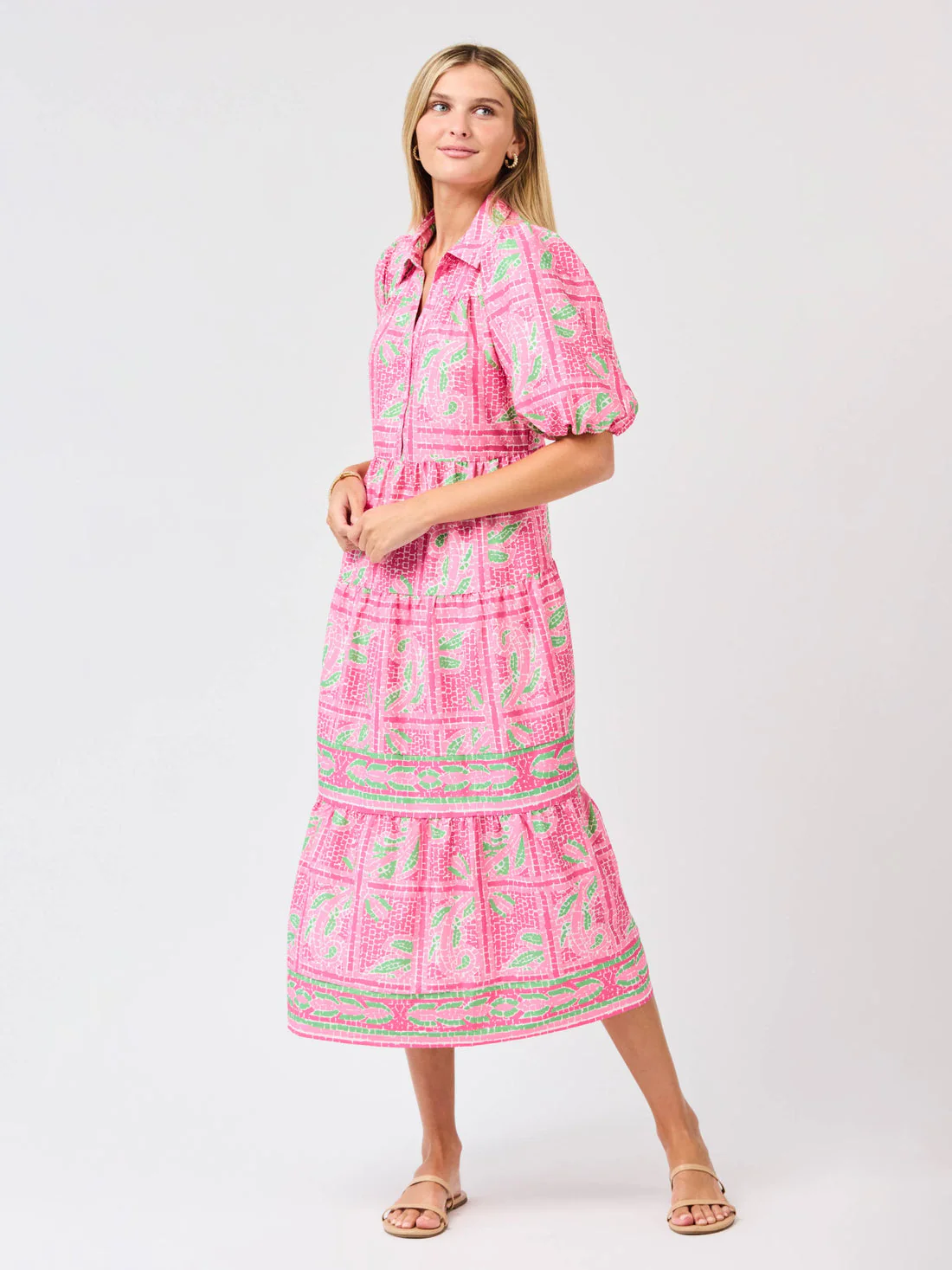 Eloise Trellis Tiles Dress - Image 2