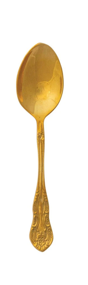 Embossed Brass Spoon - Sold Individually - Image 5