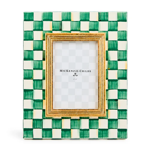 Emerald Check 4” X 6” Frame
