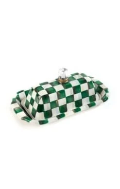 Emerald Check Butter Box