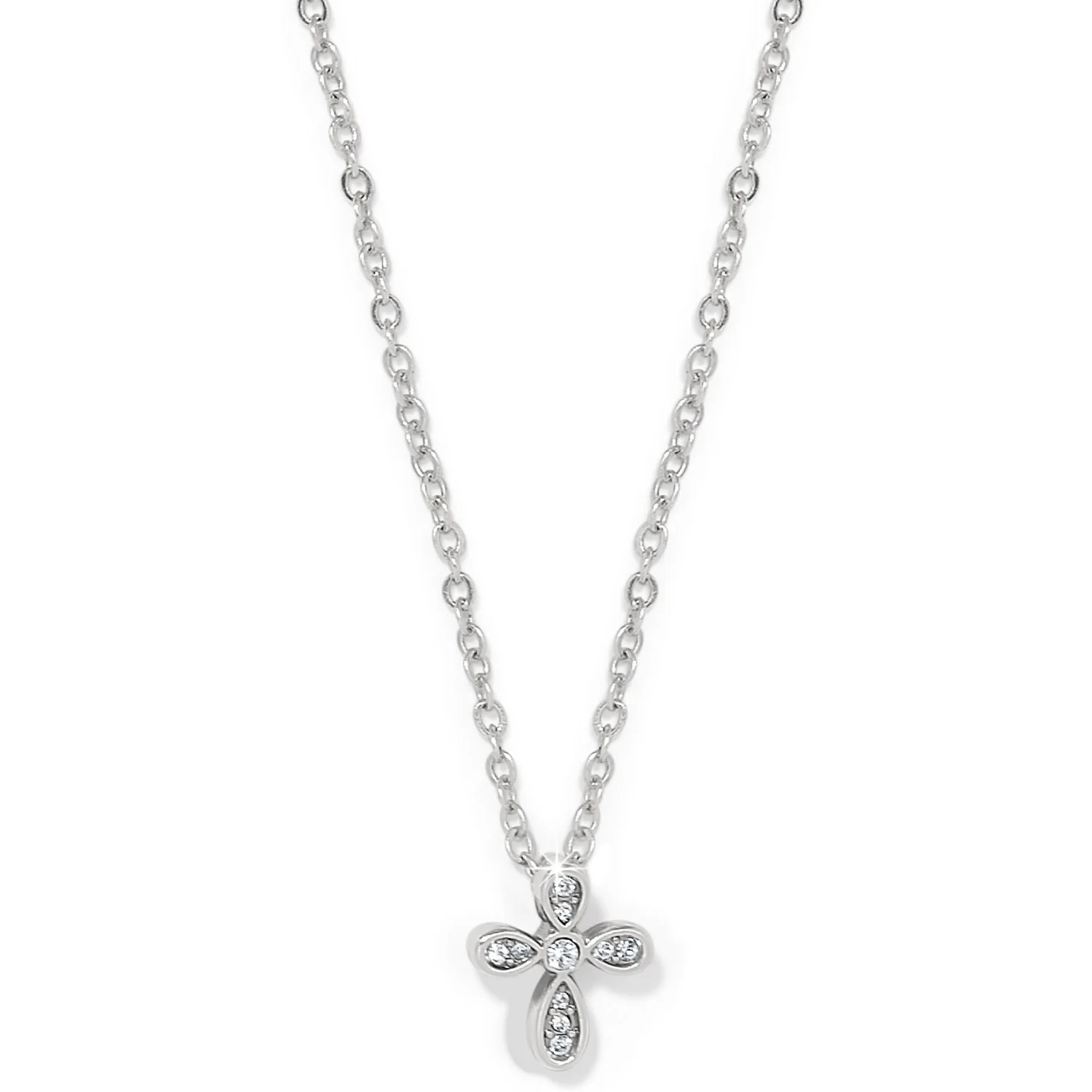 Enchanting Cross Necklace - Silver