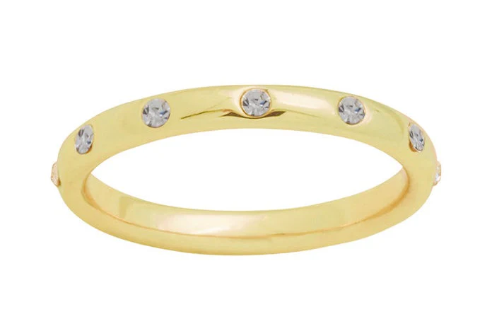 Eternity CZ Gold Layers Ring - Image 2