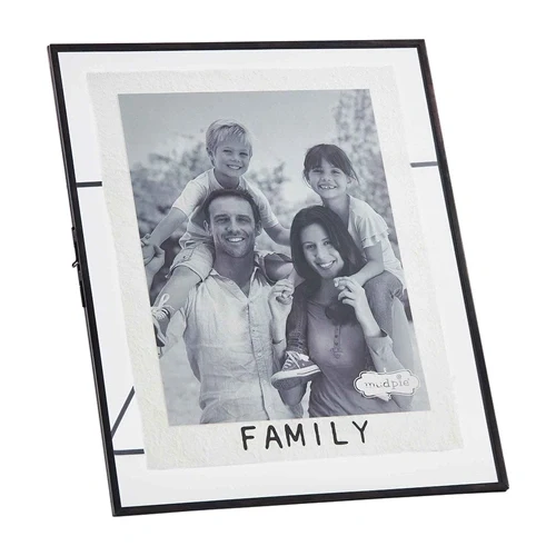 Family Glass Metal Frame