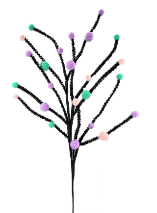 Felt Ball Twig Spray - Image 4