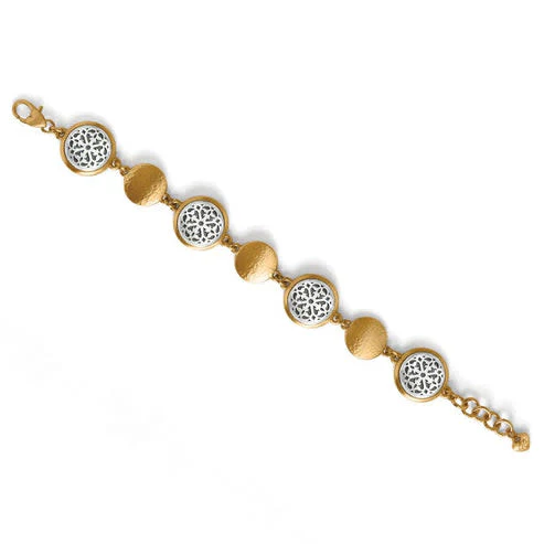 Ferrara Two Tone Luce Link Bracelet - Image 2