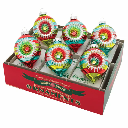 Festive Fete 6 Count 3.25" Decorated Reflector Tulips