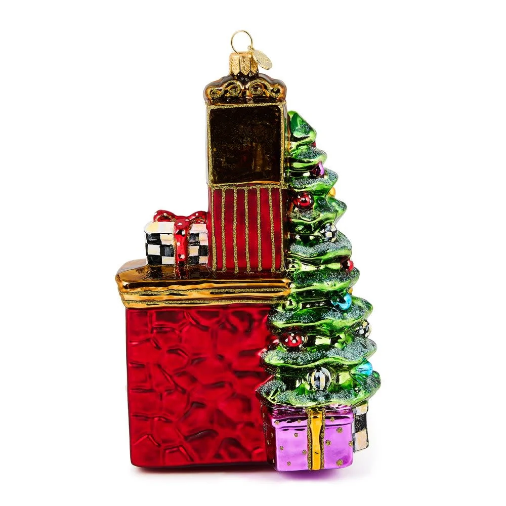 Fireplace Glass Ornament - Image 4