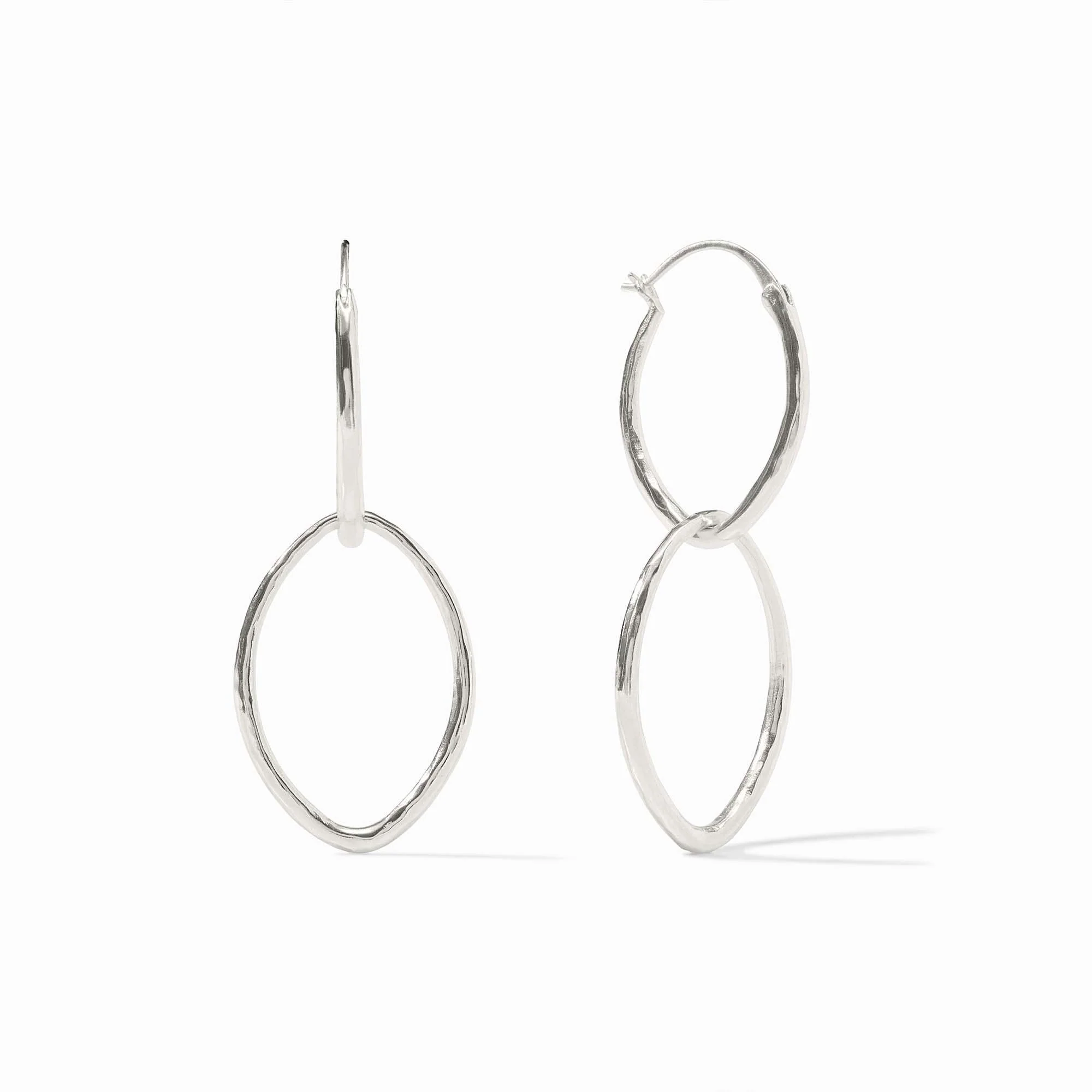 Fleur-de-Lis 2-in-1 Earring Silver