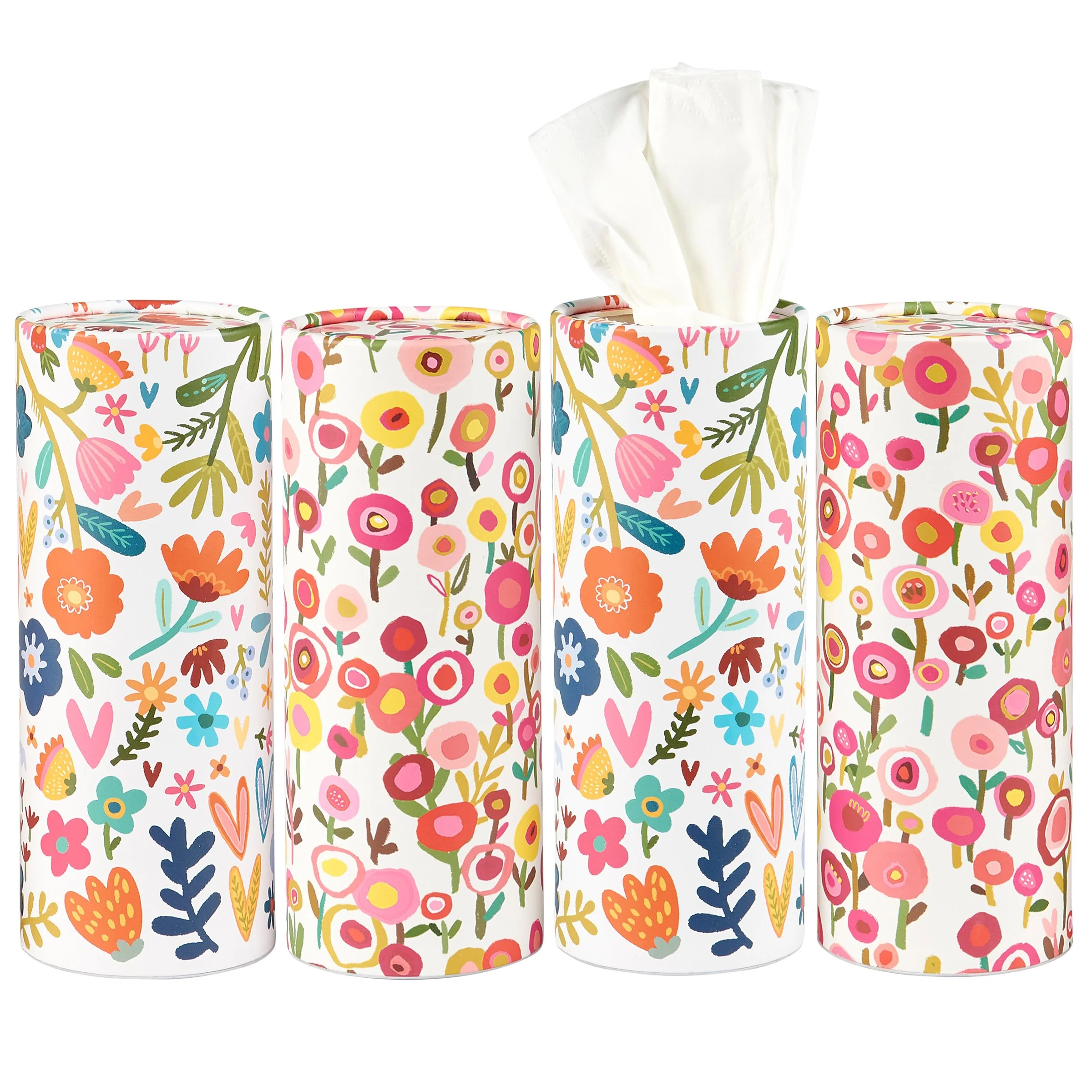 Floral Tissue Box