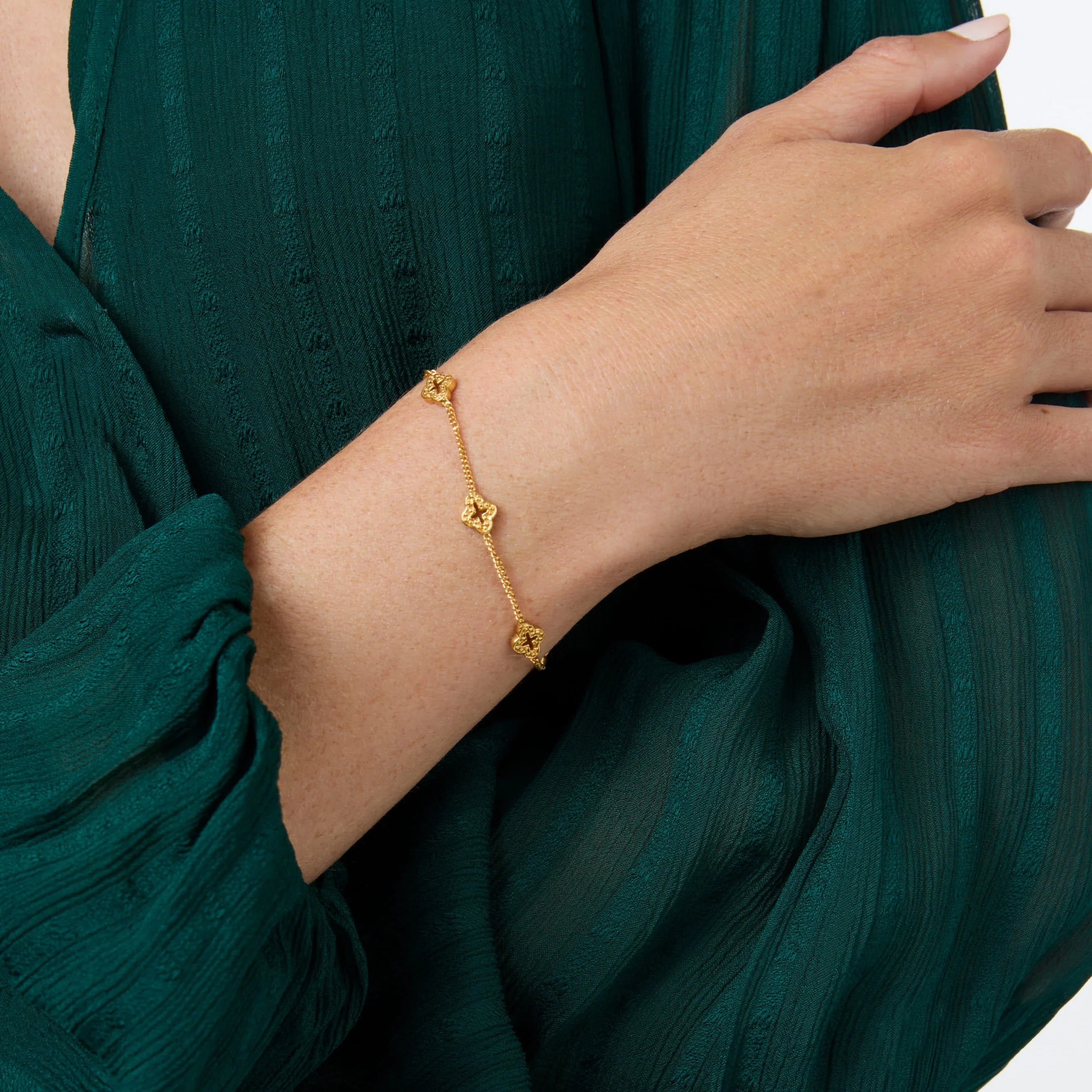 Florentine Delicate  Bracelet Gold - Image 3
