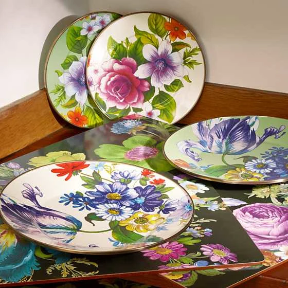 Flower Market Salad/Dessert Plate