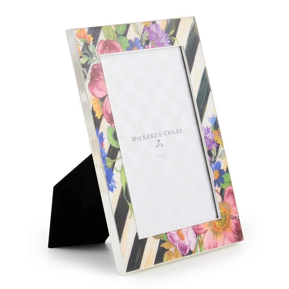 Flower Market Silver Plated 5"x7" Frame - Image 2