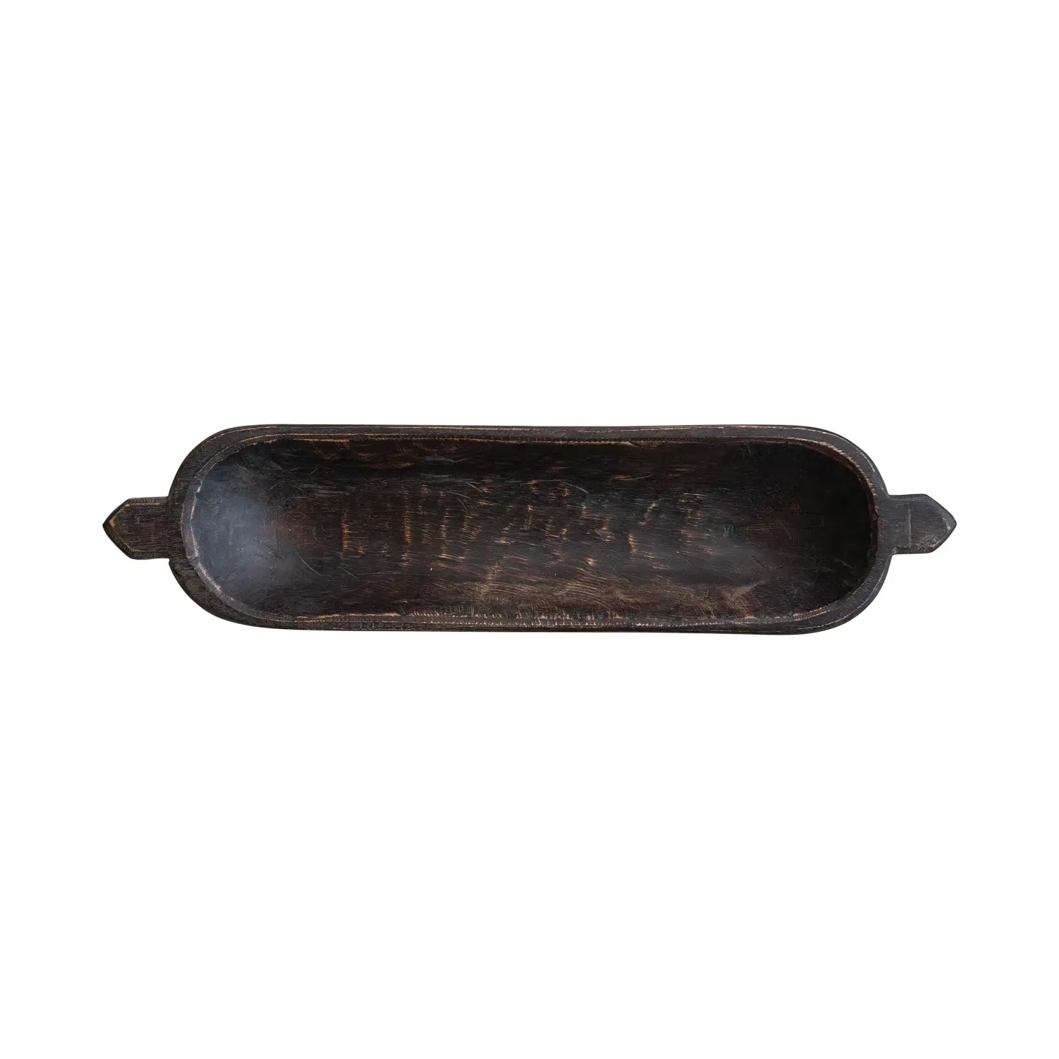Found Decorative Wood Trug w/ Handles - Image 2