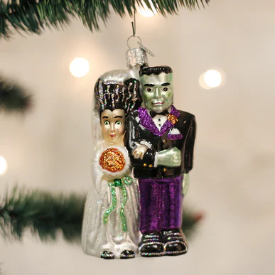 Frankenstein & Bride Ornament