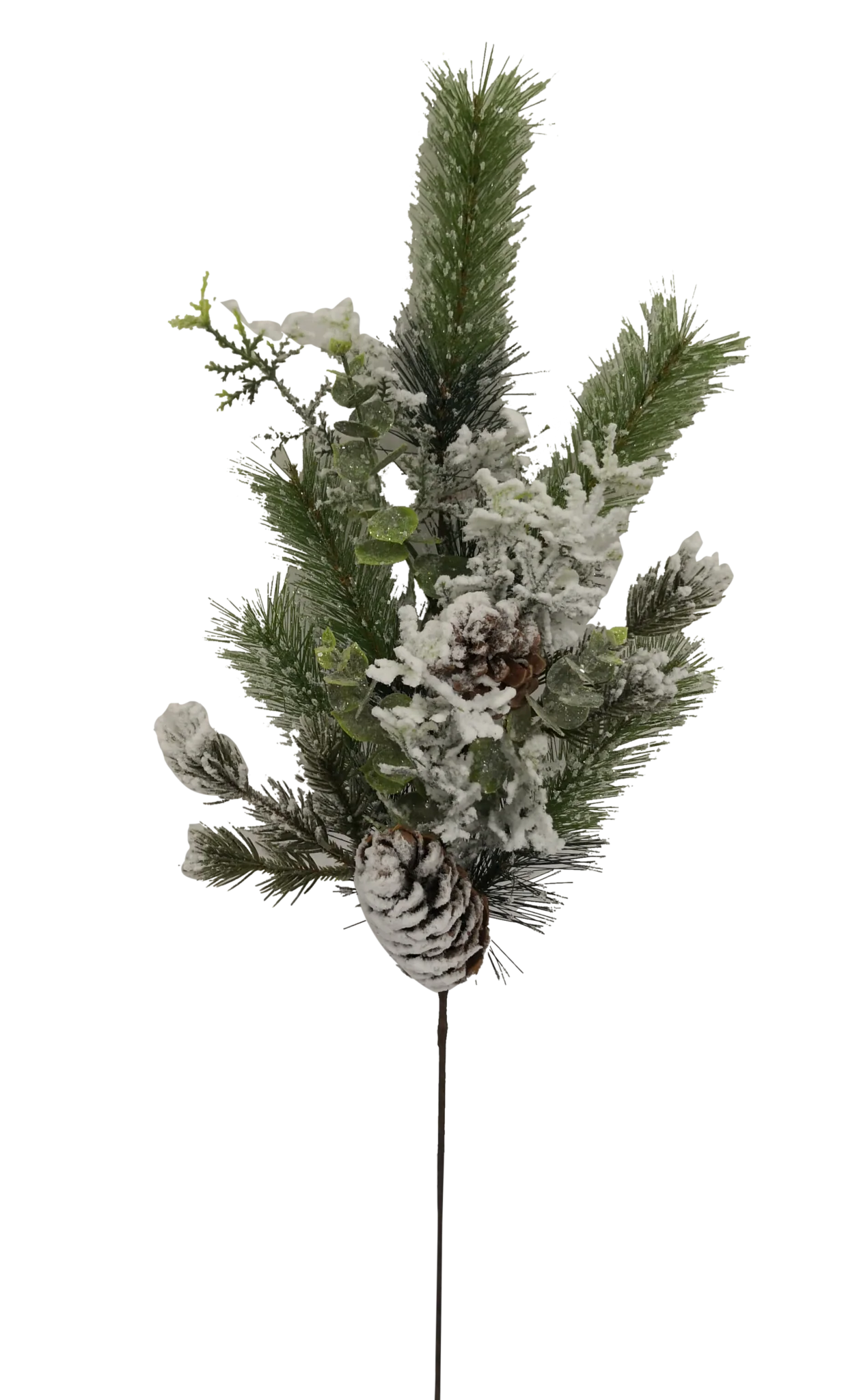 Frosted Pine Pinecone Spray
