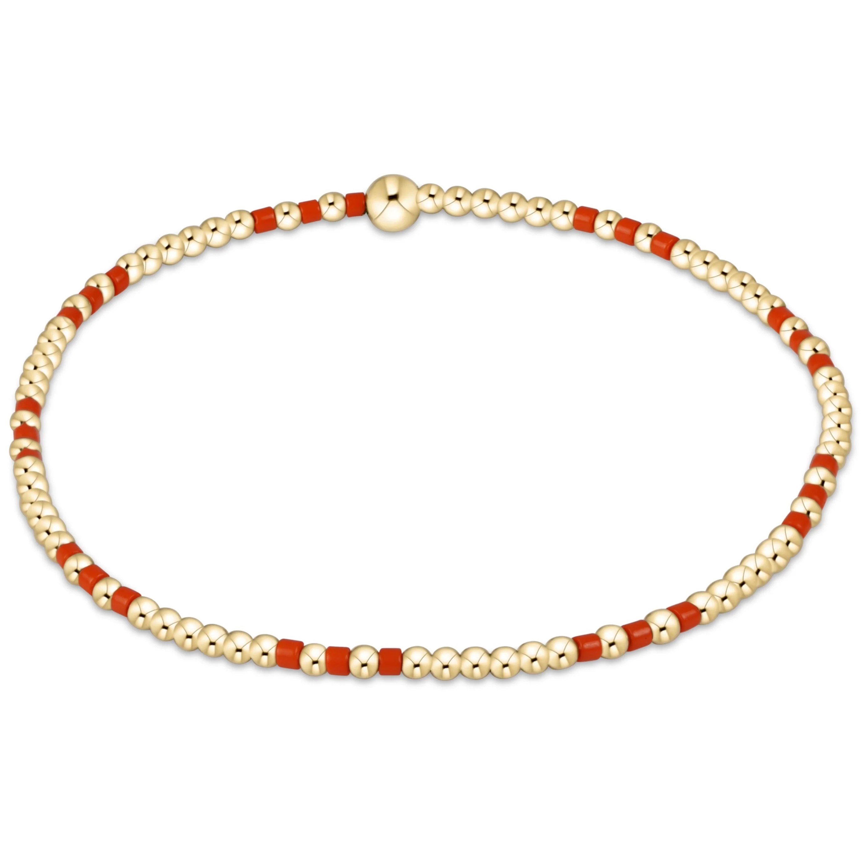 Gameday Hope Joy Pattern 2mm Bead Bracelet - Image 6