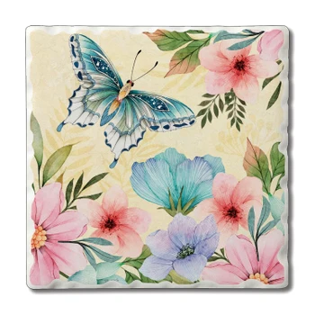 Garden Breeze Tumbled Tile Coaster - Image 2