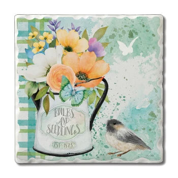 Garden Breeze Tumbled Tile Coaster - Image 4