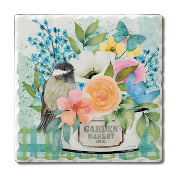 Garden Breeze Tumbled Tile Coaster - Image 5