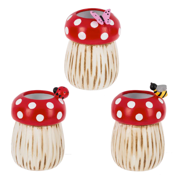 Garden Decor- Mushroom Planters