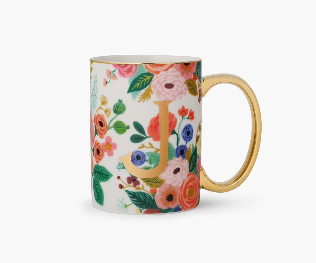 Garden Party Porcelain Monogram Mug - Image 10