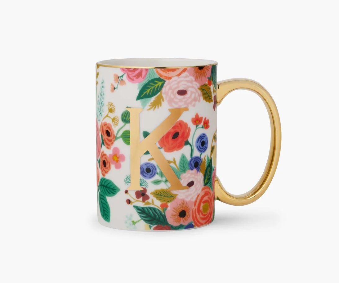 Garden Party Porcelain Monogram Mug - Image 11