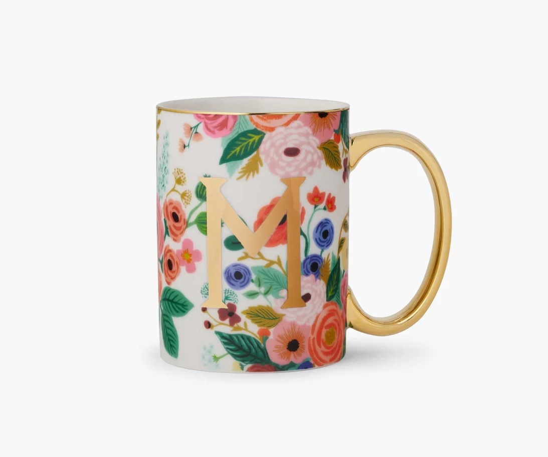 Garden Party Porcelain Monogram Mug - Image 13