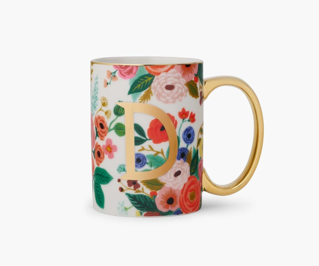 Garden Party Porcelain Monogram Mug - Image 4