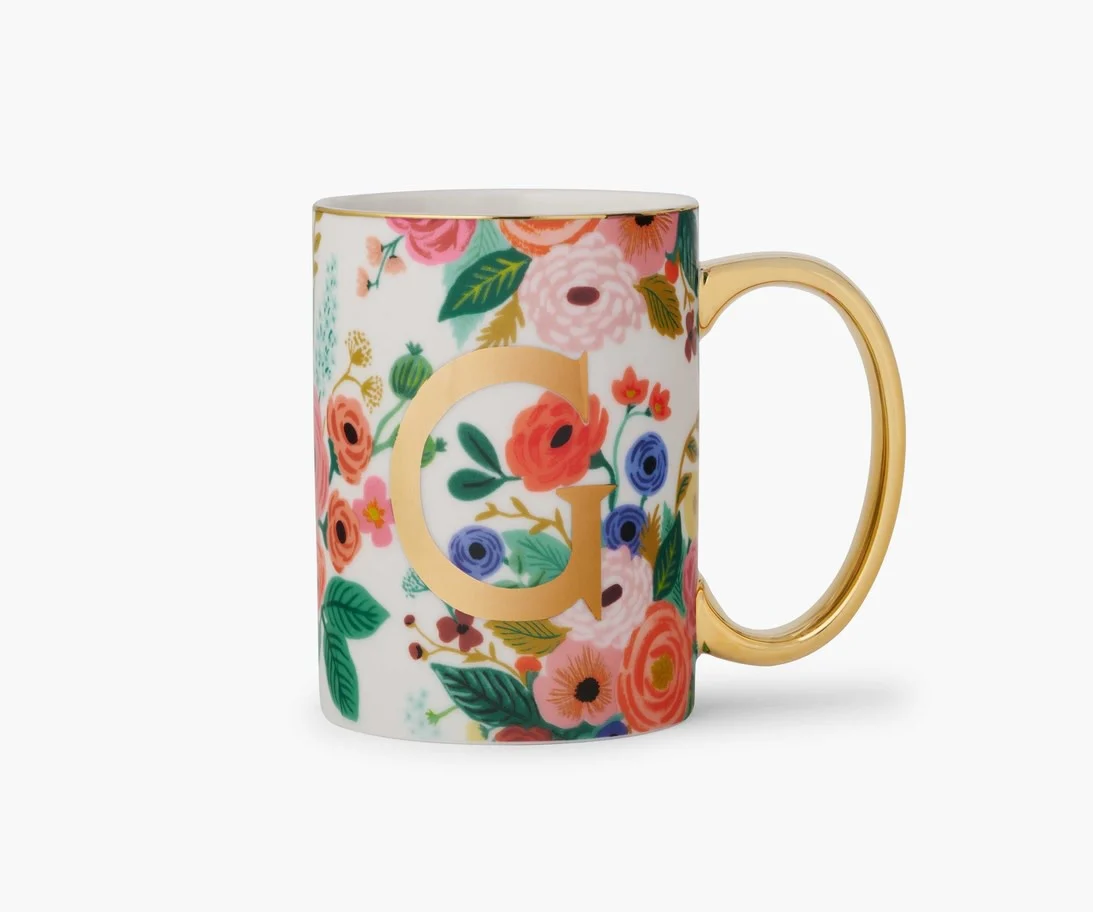 Garden Party Porcelain Monogram Mug - Image 7