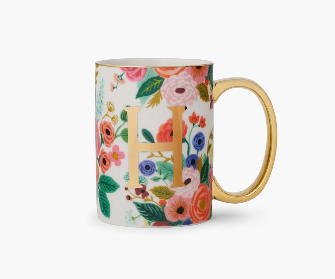 Garden Party Porcelain Monogram Mug - Image 8
