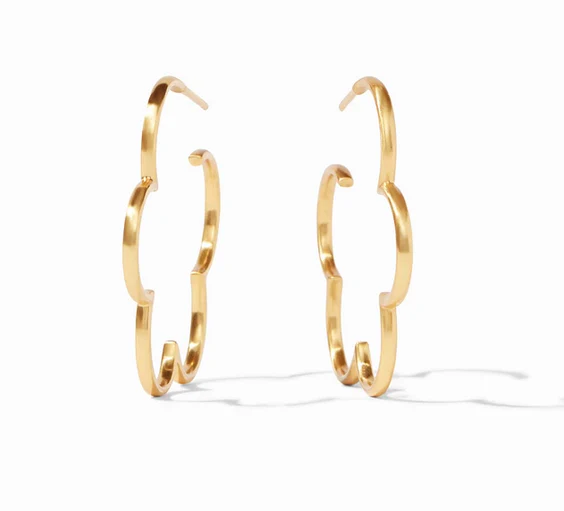Gardenia Hoop Gold - Image 3