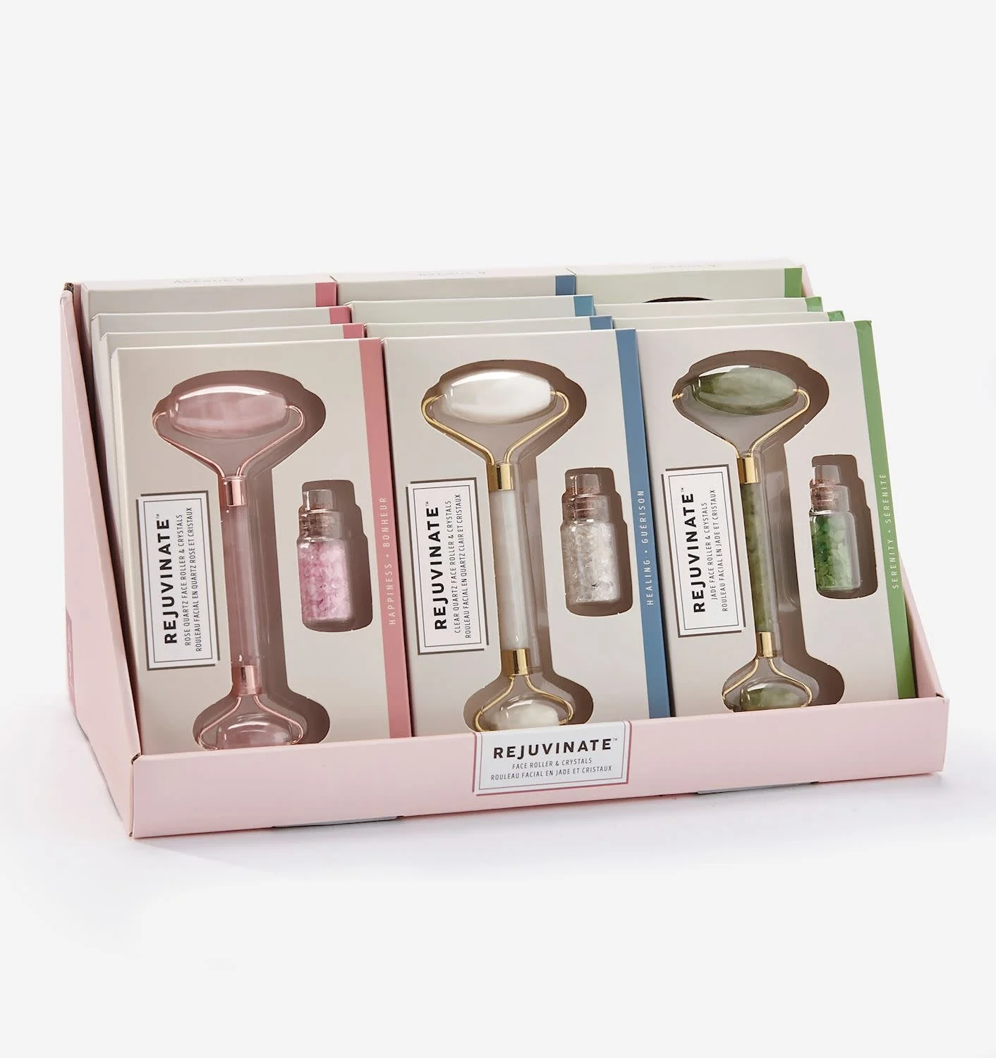 Gemstone Face Roller & Crystals Set - Image 2