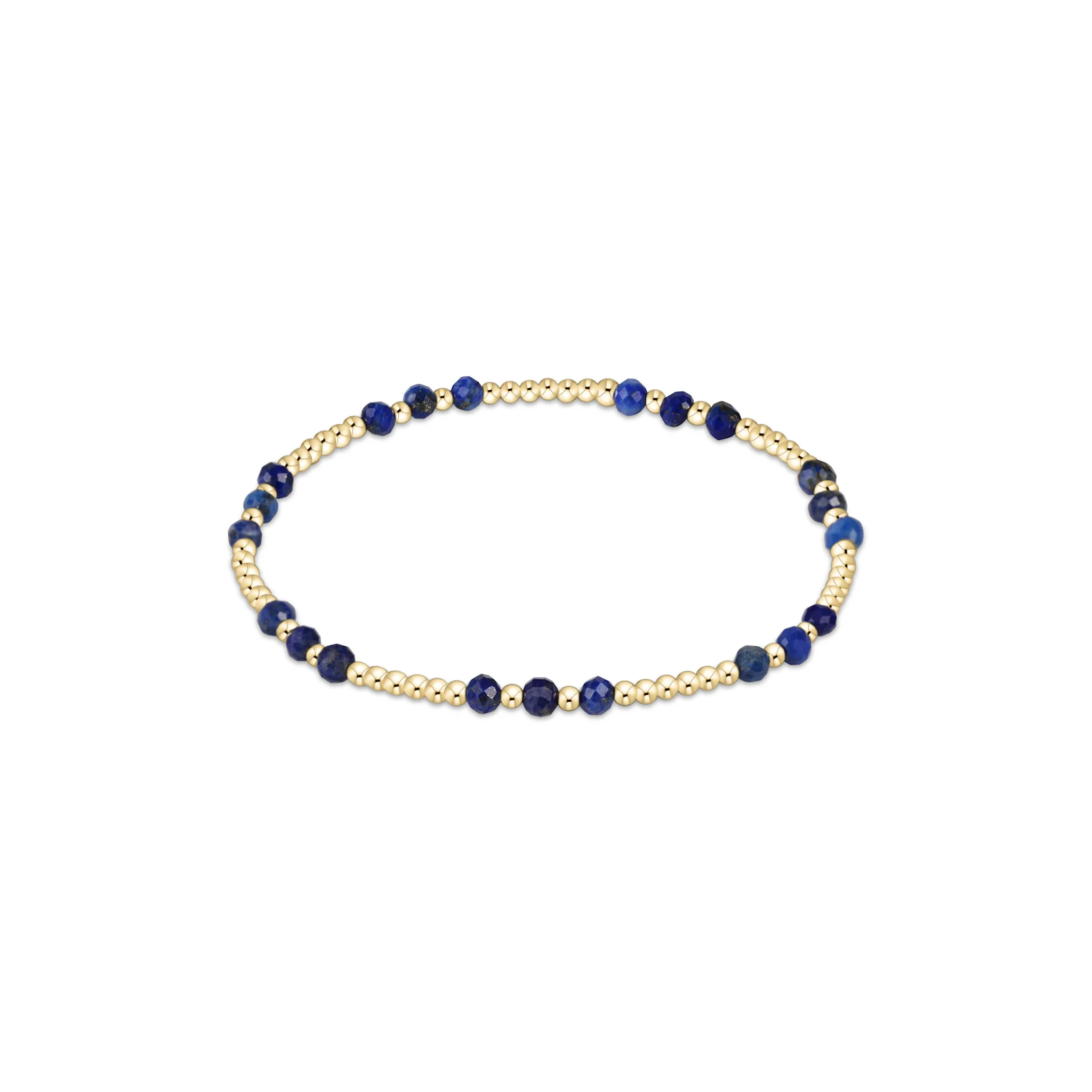 Gemstone Gold Joy Pattern 3MM Bead Bracelet - Image 6