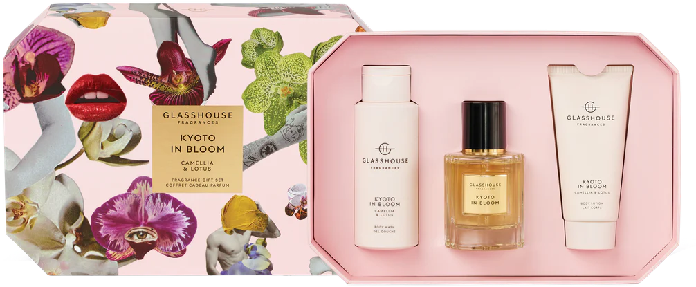 Kyoto in Bloom Camellia & Lotus Fragrance Gift Set