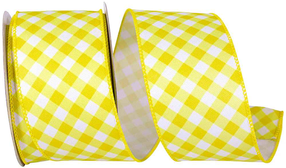 Gingham Diagonal Twill Wired Edge - Image 4
