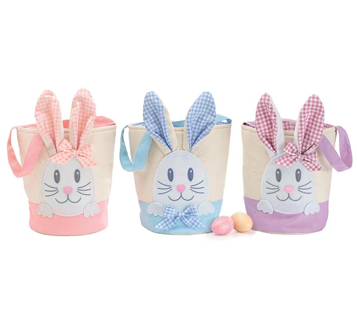 Gingham Easter Bunny Bag