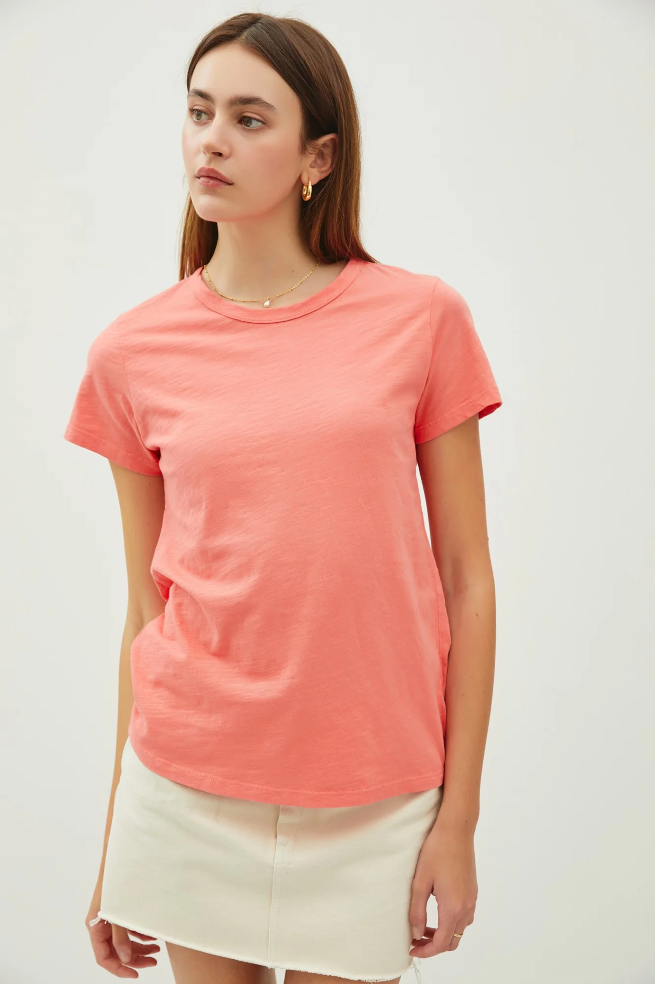 Ginny Garment Dyed Slub Tee - Image 15